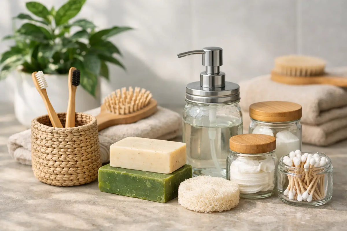 Choosing top sustainable bathroom products at home