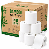 3-laags bamboe wc-papier, doos met 48 extra lange rollen